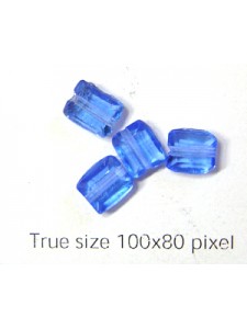 Flat Rectangle 5mm Lt Blue