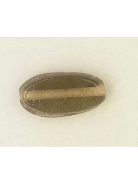 Indian Flat Oval 20x10x6mm Smoky