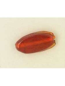 Indian Flat Oval 20x10x6mm Siam Red