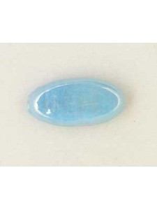 Indian Flat Oval 20x10x6mm Turqu Luster