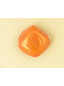 Indian Diamond 14x14x8mm Orange Luster