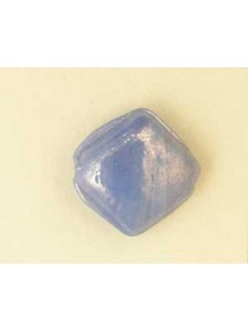 Indian Diamond 14x14x8mm Opaq Blue Luste