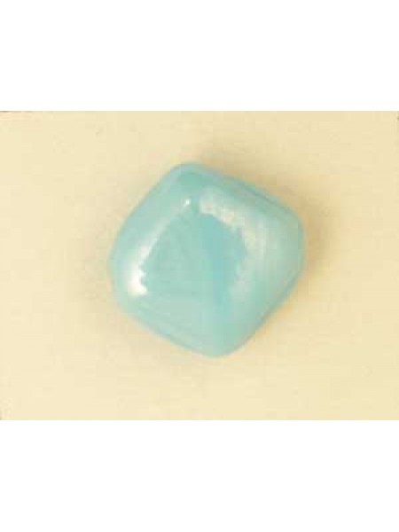 Indian Diamond 14x14x8mm Turquois Luster