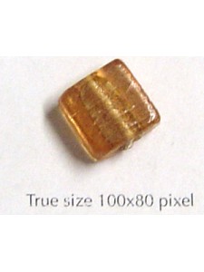 Indian Foil Square 10x10mm Peach