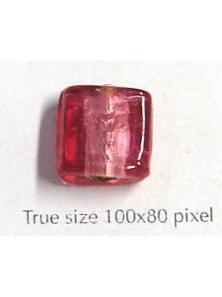 Indian Foil 10x10mm Dusty Rose