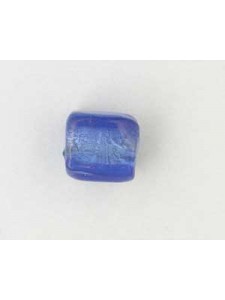 Indian Cube 10mm Silver Foiled Sapphire