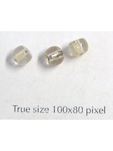 Indian Foil Round 5mm Clear