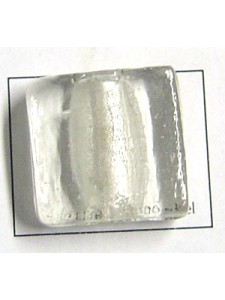Maxico Silver Foil Bead Clear