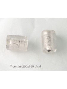 Indian Foil Sq.Cylinder 20x13mm Clear