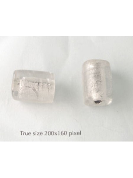 Indian Foil Sq.Cylinder 20x13mm Clear