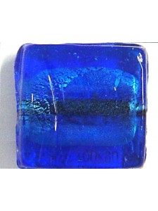 Indian Foil Bead Large 35x20mm Capri