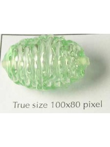 Bead Style004 Oval 25x17mm Light Green