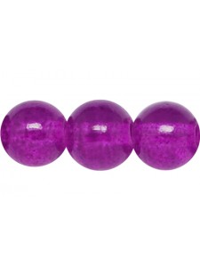 Glass Bead Round 8mm Magenta 31in strand