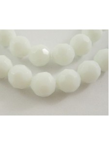 Glass Bead 10mm Chalk White 31cm strand