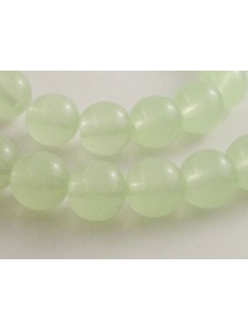 Glass Bead 10mm Pale Green 31in strand