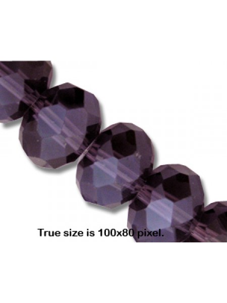 Abacus Faceted Indigo 14mm 48pcs/st