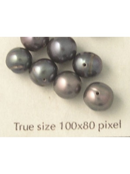 Round Cultured Pearls 7mm Deep blue