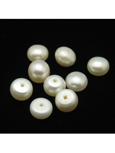 Natural Pearl 1/2 drilled 8.5mm White