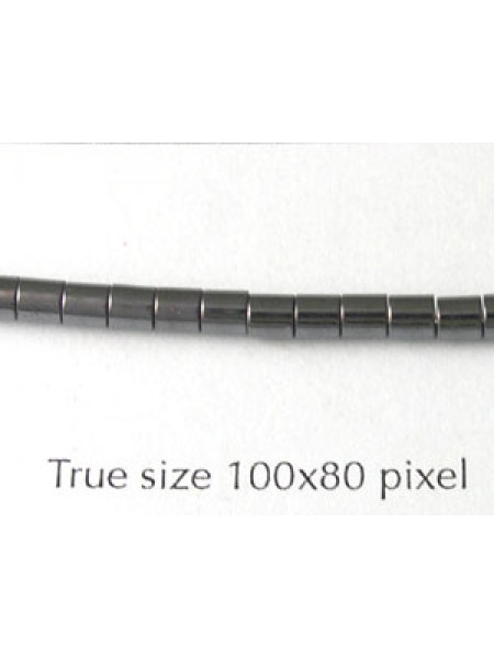 Hematite 3x3mm Cylinder - Strand (~133)