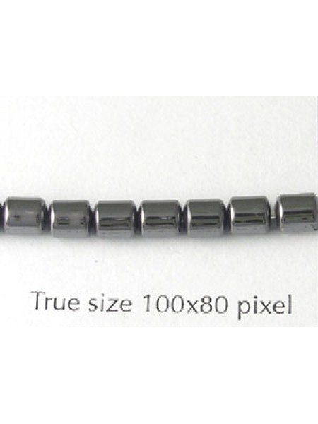 Hematite 4mm Drum - Single Bead