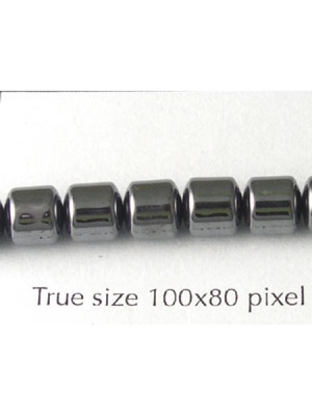 Hematite 6mm Drum