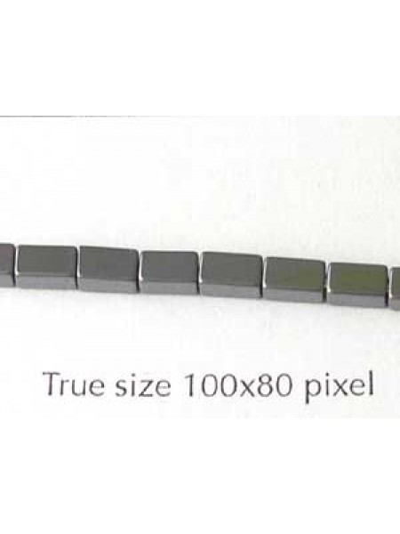 Hematite 3x5mm Rectangle - Strand (~80)