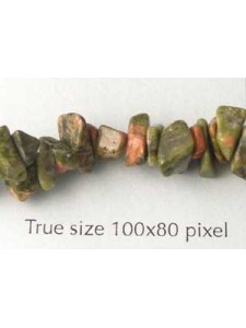 Chips 5-8mm Unakite 16