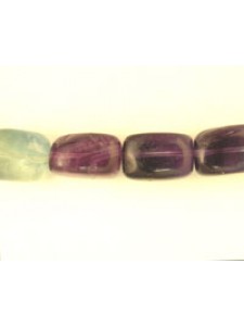 Nugget 12x16mm Rainbow Flourite 16in