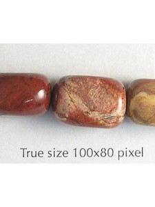 Nugget 10x15mm Rainbow Jasper 16in