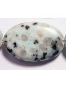 Sesame Agate Flat Oval 20x28mm 16inch