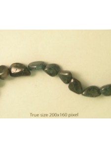 Apatite Dark 13-18mm Tumbled 16in strand