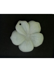 Amazonite Carved Flower 40mm