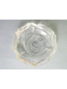Flower Pendant Rose 40mm Crystal
