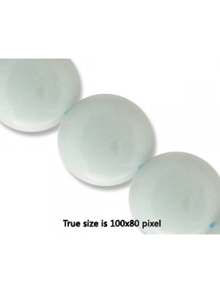 15x4mm Flat Disc Amazonite 16 in strand