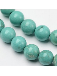 Turquoise Green 6mm Round 15inch strand