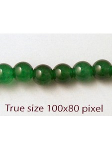 Jade Green (dyed) 6mm 16 inch strand