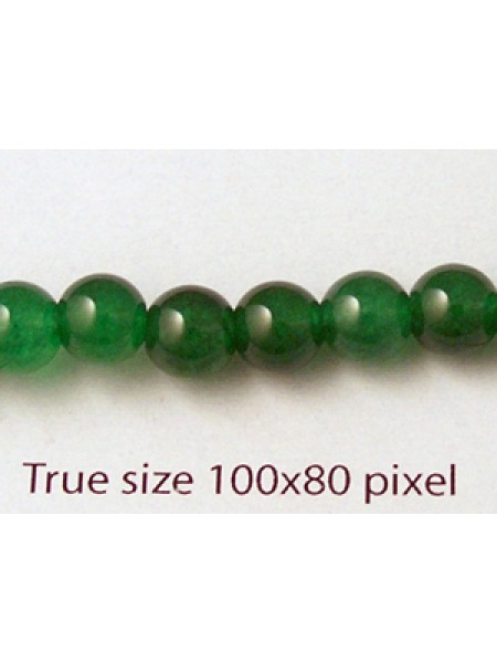 Jade Green (dyed) 6mm 16 inch strand