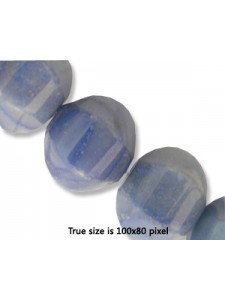 Lantern Bead 14mm Blue Aventurine 16inch