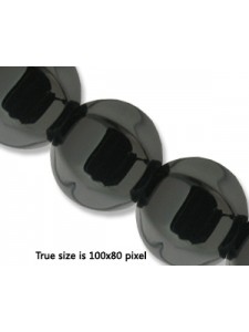 Lantern Bead 14mm Black Onyx 16inch