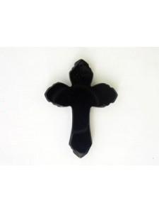 Ornate Cross 50x40mm Black Onyx