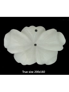 White Jade Flower Pendant #2.