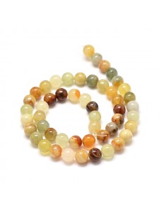 Jade Xiuyan 4mm Round 15inch strand