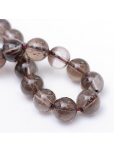 Smoky Quartz Natural Round 6mm ~65 beads