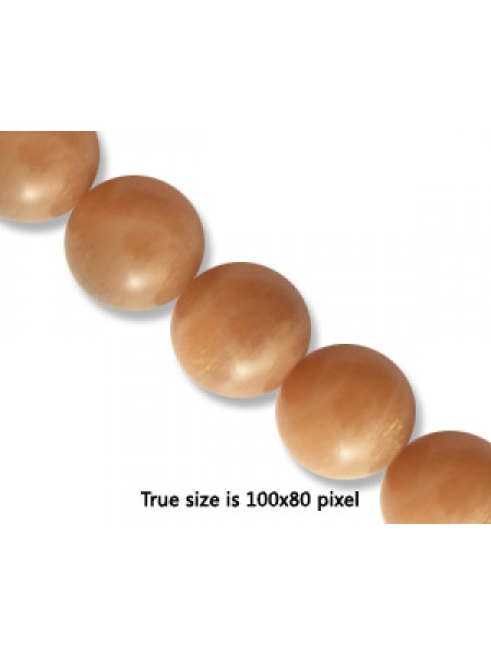 Sunstone 10mm Round Bead 16 Inch