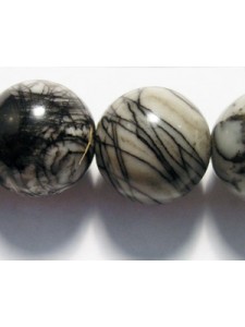 Web Jasper 16mm Round 16in strand