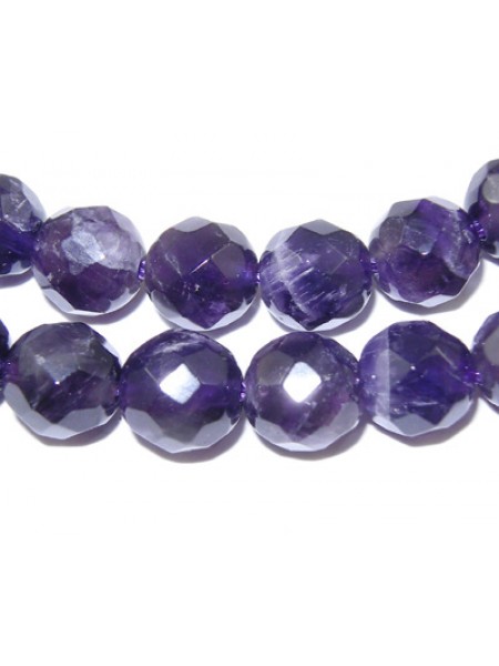 Amethyst 8mm Faceted Bead 15in strand