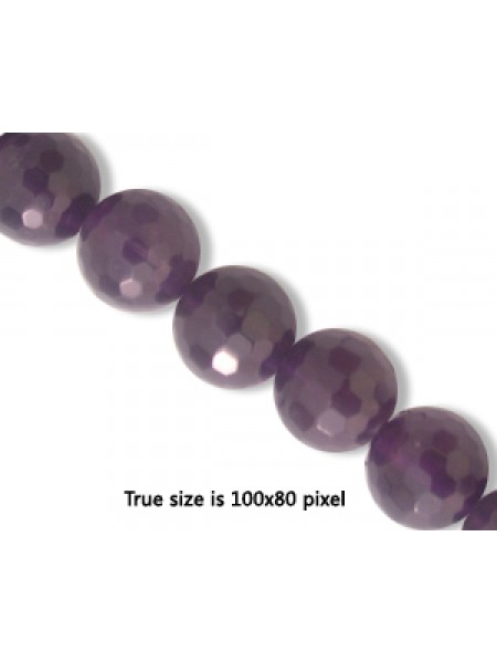 Amethyst 8mm Faceted bead 16inch strand