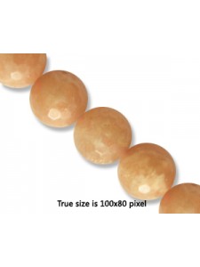 Sunstone 10mm Faceted Round bead 16 Inch