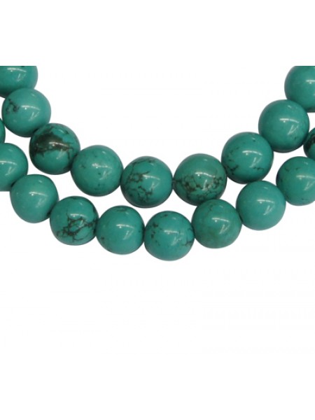 Turquoise Sinkiang (natural) 8mm 15in