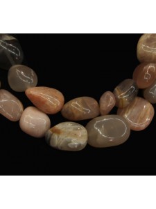 Pink Moonstone Beads 22pcs/str